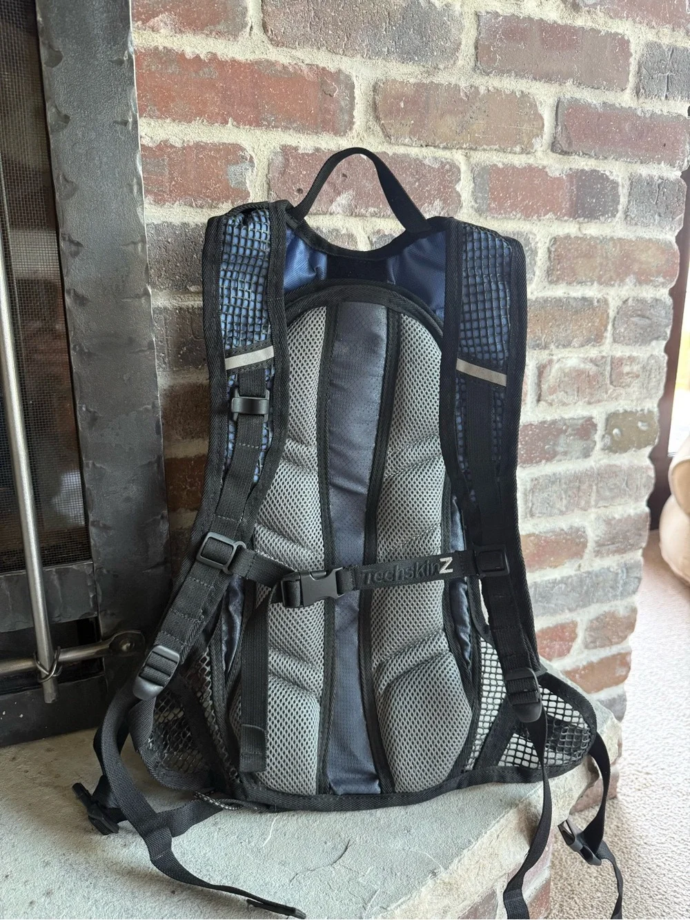 Techskinz Blue and Black Hydration Backpack (no bladder included)